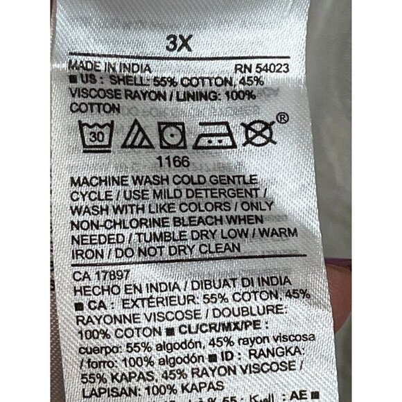 Old Navy Dress 3X White Tank Midi Boho Western Cowgirl Feminine Coquette Classic - Picture 10 of 12